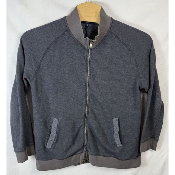 Benson NYC 2-way full Zip Sweater‎ Mens Size 2XL Long Sleeve Knit pockets - Picture 1 of 5